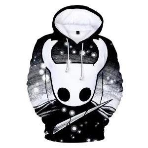 3D Printed Anime Hollow Knight Hoodies - Game Sweatshirts
