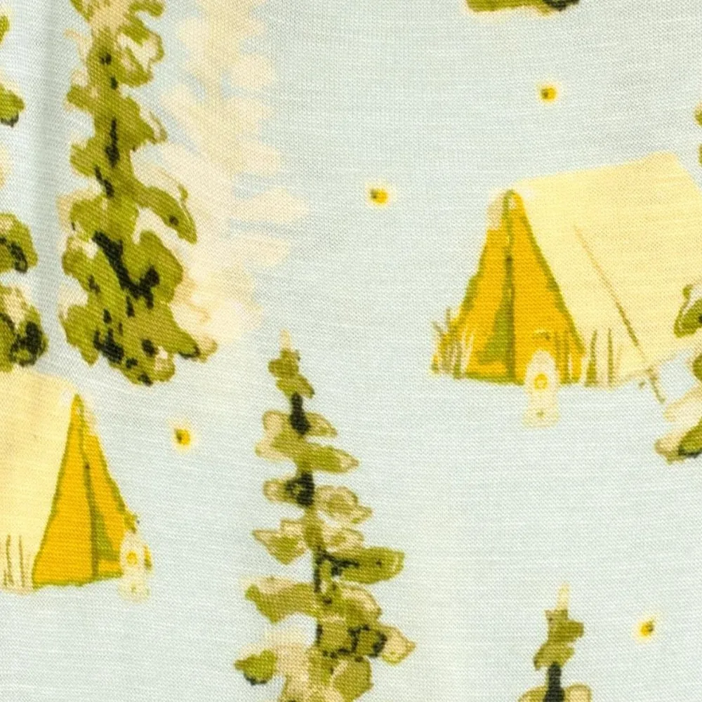 Bamboo Zipper Pajama - Camping by Milkbarn