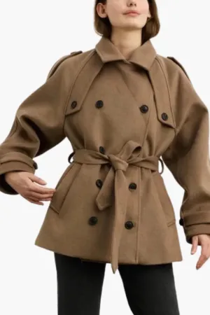 Bea Wool Jacket Brown