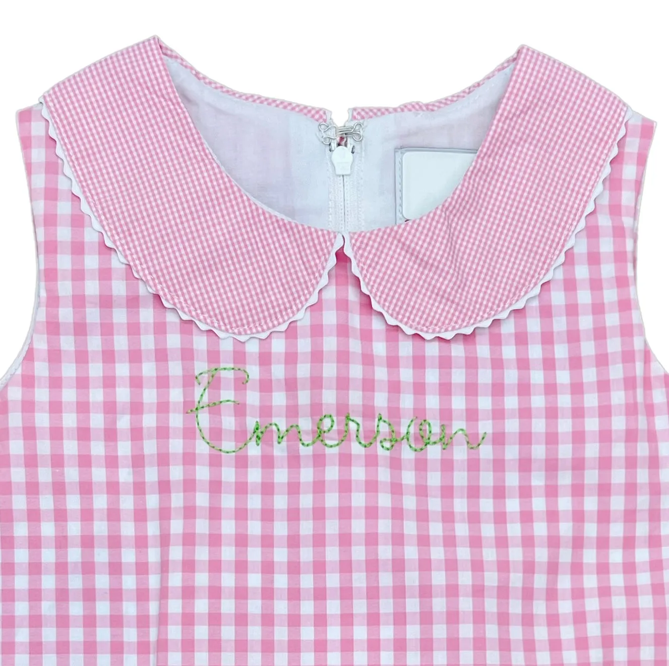 Candy Pink Gingham Dress