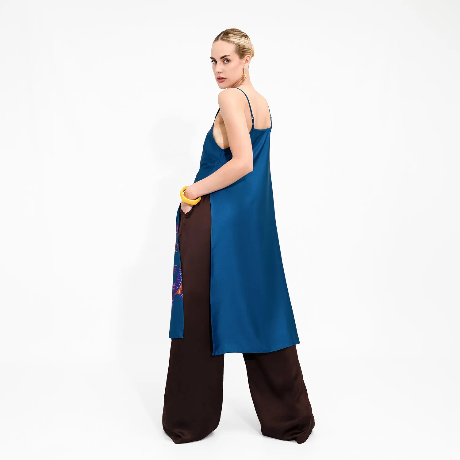 Chocolate Viscose Sahara Trousers