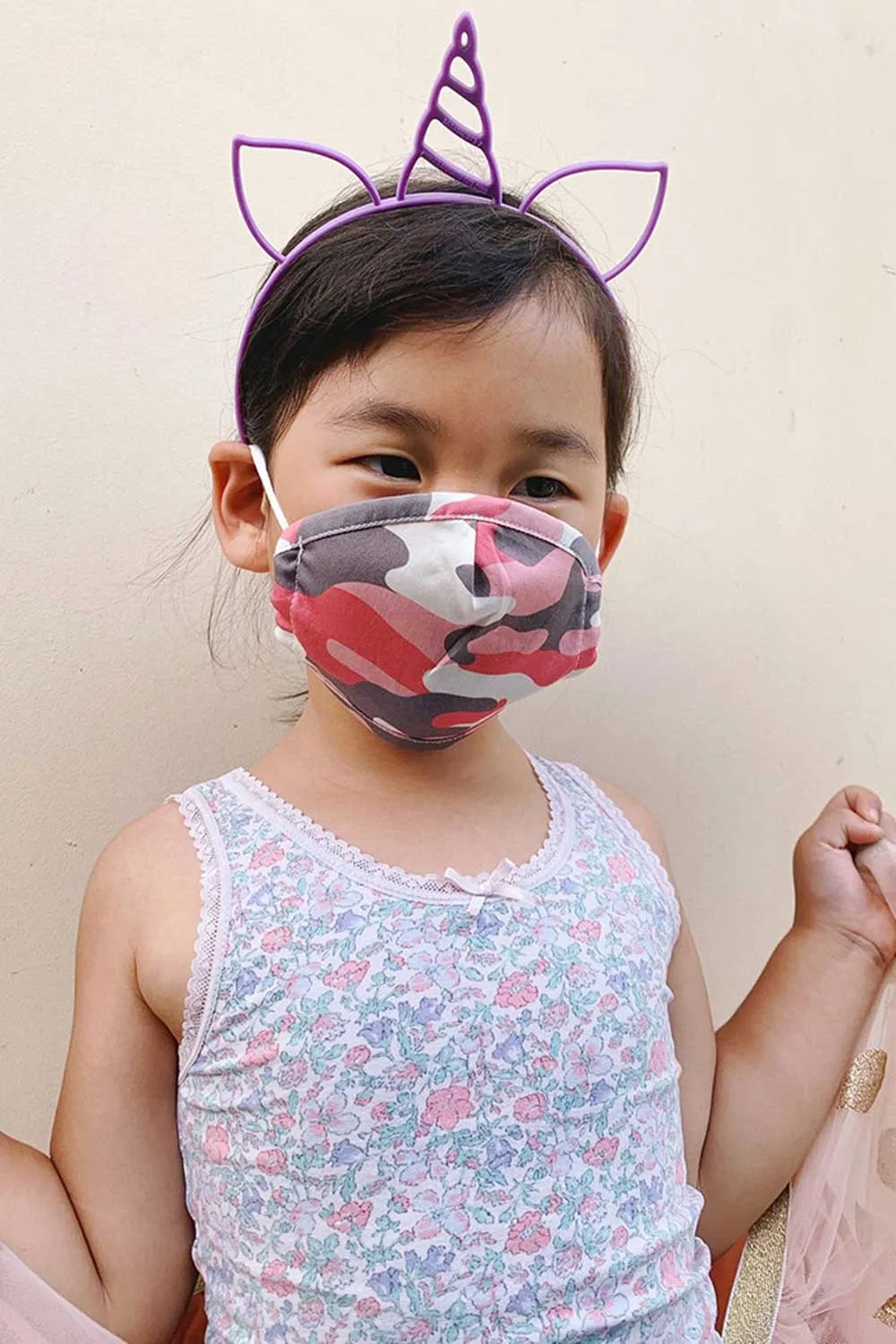 MAUBY FACE MASK x Stony Apparel: KIDS PINK CAMO