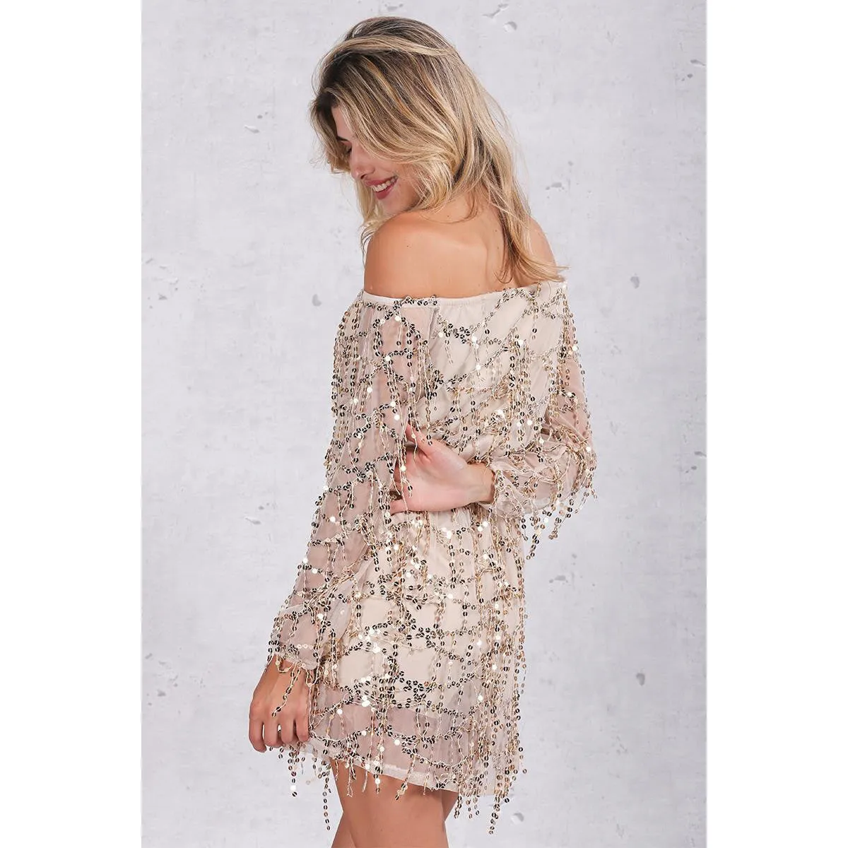 "Pearl Mermaid" Strapless Dress