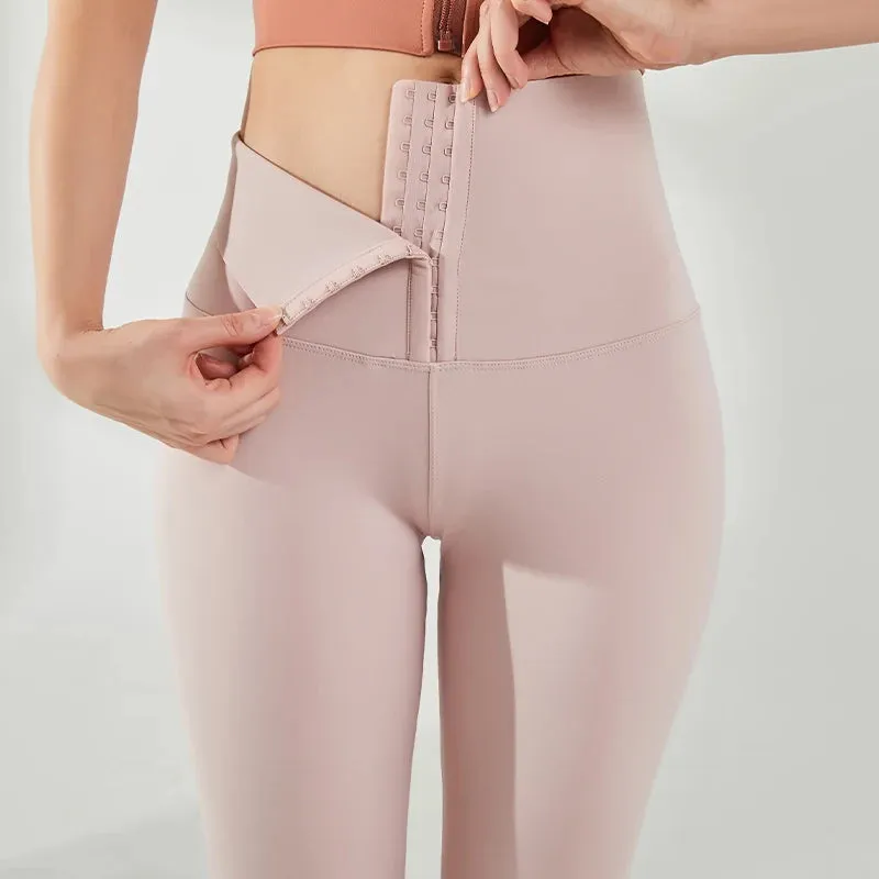 slimming high waist plus size waist trainer legging