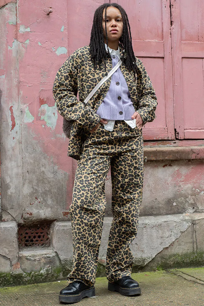Stan Ray Big Job Painter Leopard Camo Trousers