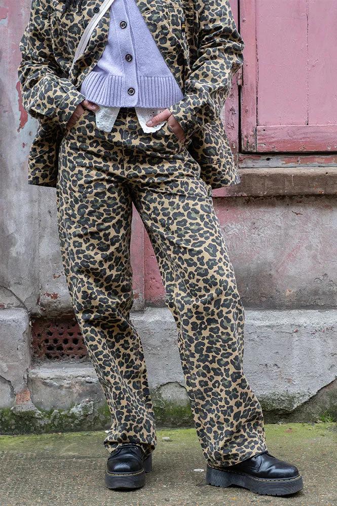 Stan Ray Big Job Painter Leopard Camo Trousers