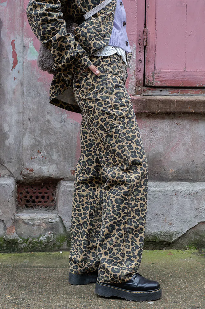 Stan Ray Big Job Painter Leopard Camo Trousers