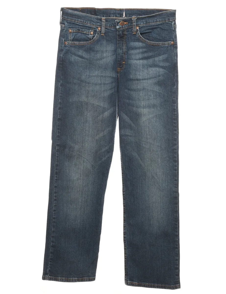 Straight-Leg Wrangler Dark Wash Jeans - W32 L30