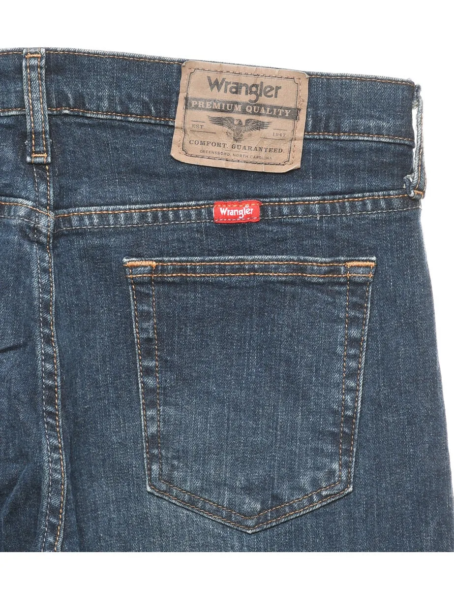 Straight-Leg Wrangler Dark Wash Jeans - W32 L30