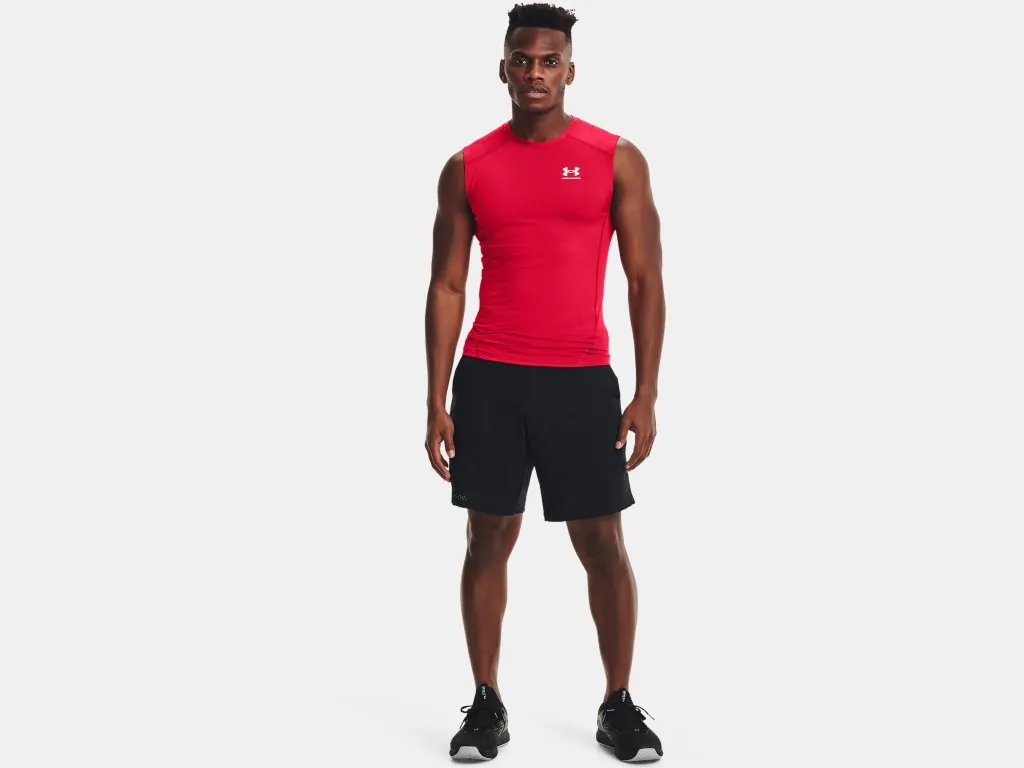 UA Men's HeatGear® Armour Sleeve Less