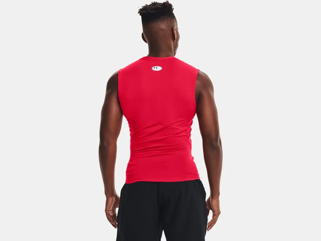 UA Men's HeatGear® Armour Sleeve Less