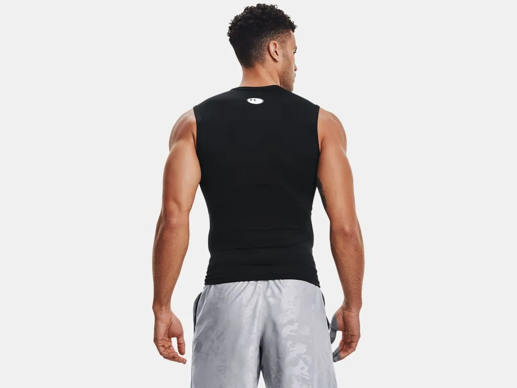 UA Men's HeatGear® Armour Sleeve Less