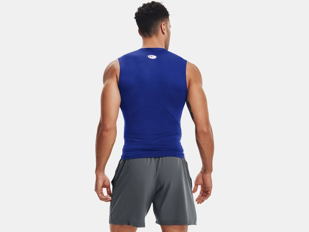 UA Men's HeatGear® Armour Sleeve Less