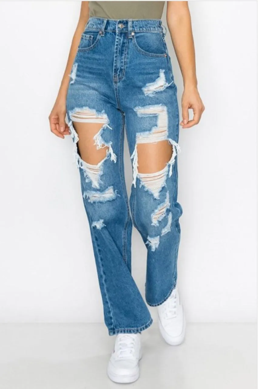 Urban Destressed Jeans